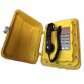 durable powder coated aluminium alloy material waterproof telephone